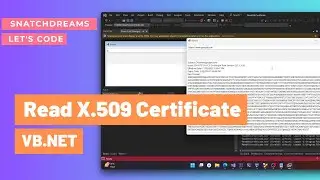 Reading SSL | X.509 Certificate | VB.NET