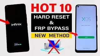 Infinix HOT 10 (x682C) : HARD RESET & FRP Bypass (without pc) 2024 | 100% working trick