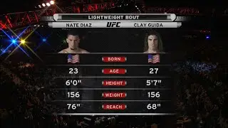 Nate Diaz vs Clay Guida Full Fight Full HD