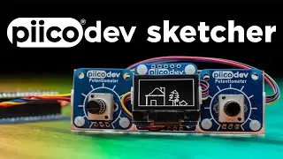 PiicoDev Sketcher Project | An interactive sketching toy with Raspberry Pi Pico!