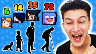 BRAWL STARS KARAKTERLERİN YAŞLARI