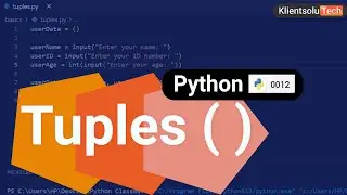 How you can work with tuples in Python | Tuples in Python | Basic Tutorial for Beginners in Hindi