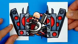 CRAZIEST SKIBIDI TOILET (DIY Paper Crafts) TITAN SPEAKER MAN