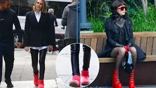 Cara Delevingne is spotted on NYC set of American Horror Story ⁉️