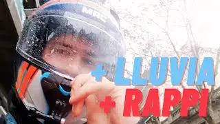 Trabajando de RAPPI bajo la lluvia ☔️