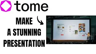 How to Make a Presentation with Tome.app - Tome AI Tutorial (Make AI Presentations)