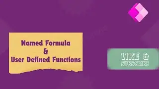 Named Formulas & User Defined Functions in Power Apps | @MicrosoftPowerApps