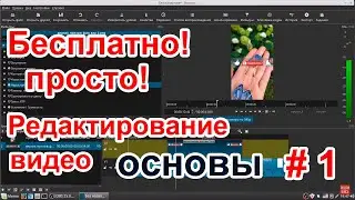 Бесплатный видеоредактор Shotcut | Начало работы | Урок 1