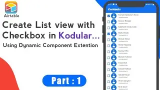 ListView With Checkbox   for Kodular | Listview item Slect  |  Slect All Listview item Part : 1