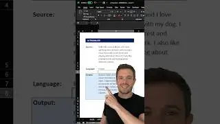 AI Formulas: Translate Text in Excel 🚀 #exceltips