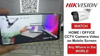 CCTV Camera connect to Mobile | CCTV Camera Installation without NVR Full | Hikvision IP Camera