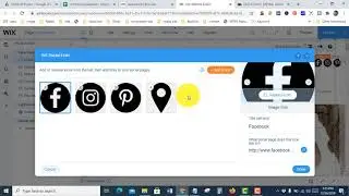 How to add social media in wix 2024 -  wix social media icons