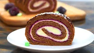 ПРОЩЕ НЕ БЫВАЕТ! ЭТОТ РУЛЕТ ПОКОРИТ ВСЕХ! ВЫПЕЧКА К ЧАЮ | Кулинарим с Таней