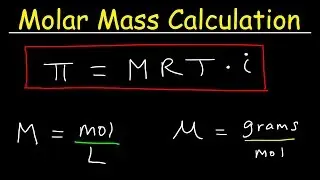 Molar Mass From Osmotic Pressure - Molarity & Vant Hoff Factor - Chemistry Problems