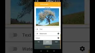 convert/resize/watermark images on android using xncovert 