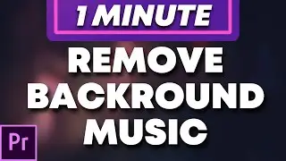 How To Remove Background Music in Adobe Premiere Pro