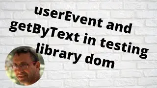userEvent , getByText and status role in testing library dom
