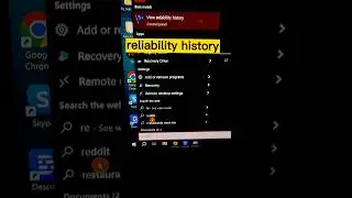 Reliability History 😱😱 