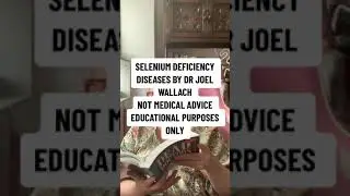 Selenium Deficiency Diseases Dead Doctors Don't Lie Dr Joel Wallach