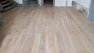 Our oak parquet install is near completion