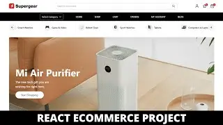 Reactjs Ecommerce Website | part 1 | Creating Responsive Products & Category UI