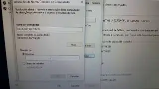 Mudar o nome do computador no Windows 10