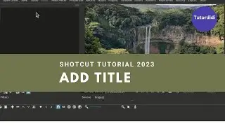 How To Add Title In Shotcut Video Editor - Shotcut Tutorial 2023 #7