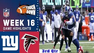 Atlanta Falcons Vs New York Giants GAME 3RD-Qtr [WEEK 16] TODAY highlights NFL l Season