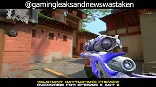 NEW  VALORANT Battlepass Skins Gameplay