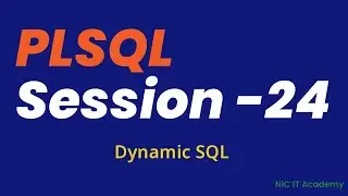 Oracle PL/SQL Tutorial Day -24 ✅ Dynamic SQL in PLSQL✅