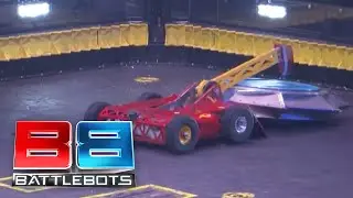 EXTINGUISHER vs. BATTLESAW | BattleBots Basement Tapes