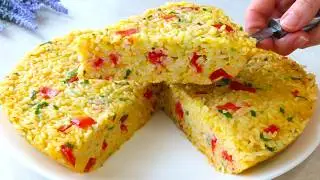 Rice and eggs. It is very tasty and useful