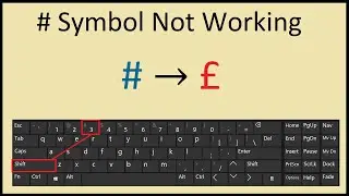 Pounds (£) Instead of Hash (#) Symbol Keyboard Fix