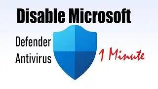 How to Turn off Microsoft Defender Antivirus if it is being ANNOYING to you.