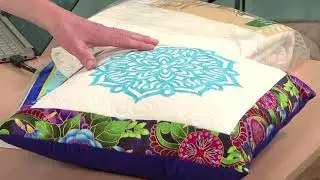 Learn more about free motion quilting on It’s Sew Easy with Rebecca Kemp Brent (709-1)