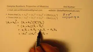 Prove that |z_1+z_2 |^2= |z_1 |^2+|z_2 |^2+2Re(z_1 z_2^* ) Complex Numbers Modulus Properties