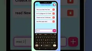todo app in create in flutter using SQLite || #flutter #android #apps #coder #developer #todo