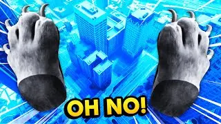 Jumping Off SKY HIGH BUILDING (VR Cat Simulator)