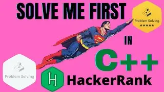 Hackerrank Solve Me First solution in C++ | Get 5 Star in problem solving .