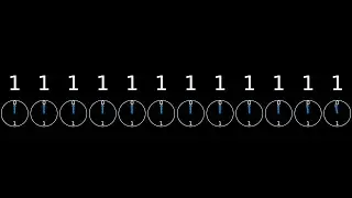 2^12 subscriber special - binary clocks