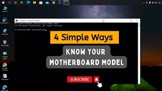 How to check motherboard model in windows 10 | How to know motherboard number by cmd #motherboard