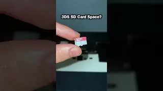 3DS SD Card Space? 