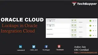 Creating and managing lookup in Oracle Integration Cloud