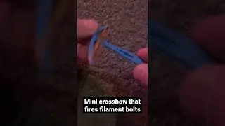 3D Printed Mini Crossbow 🏹🏹🏹