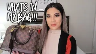 WHAT'S IN MY BAG! Louis Vuitton Alma BB