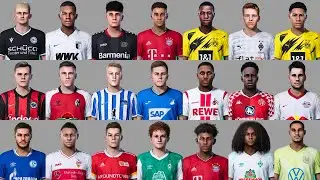 eFootball PES 2021 | REAL FACES OF ALL BUNDESLIGA PLAYERS