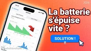 La batterie de l'iPhone s'épuise après la mise à jour iOS 18？Voici la solution !!!