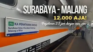 LIBURAN HEMAT❓COBAIN NAIK KERETA API PENATARAN, SURABAYA MALANG MURAH MERIAH PERJALANAN CUMA 2,5 JAM