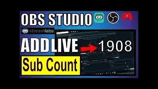 How To Add Live Sub Count On StreamLabs OBS! (Easy & Quick Way!)  #FORTNITE #STREAMHELP