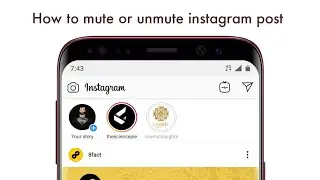 How To Mute Or Unmute Instagram Post & Stories